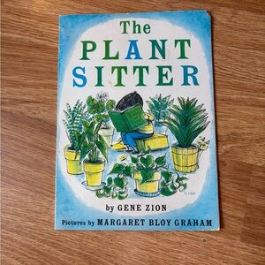 Rare Vintage The Plant Sitter by Gene Zion Scholastic Book Services Houseplant